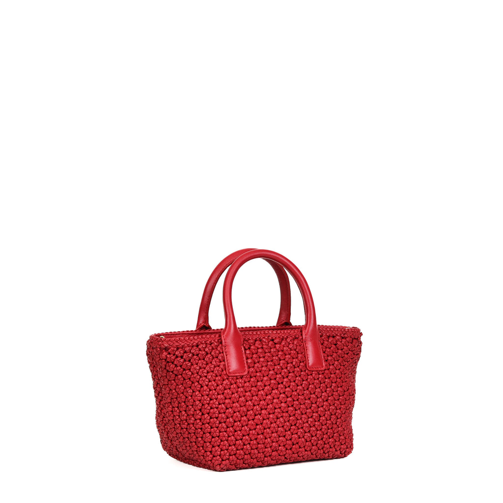 Mini Red Tote Bag